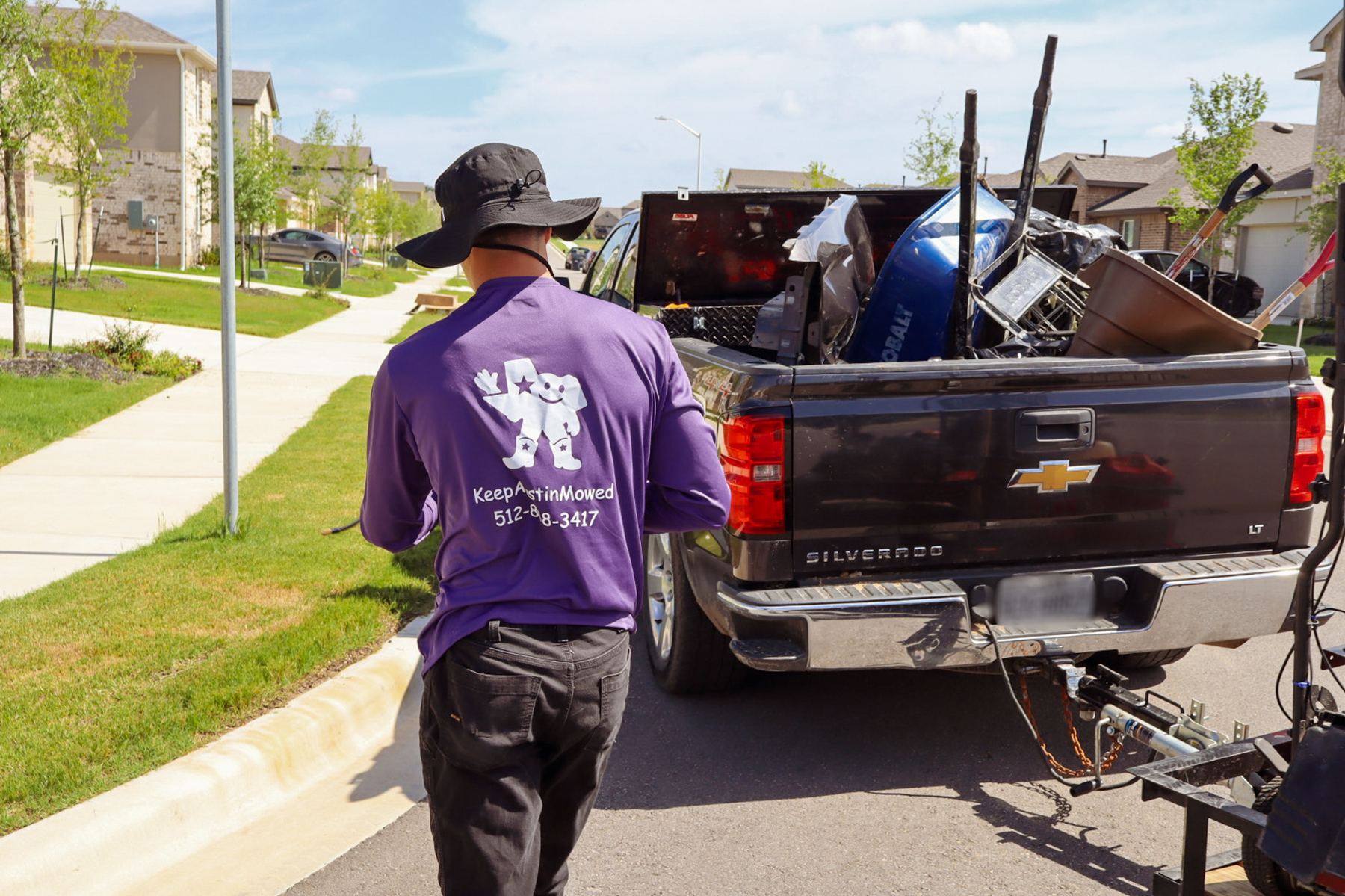 Keep Austin Mowed lawn care work