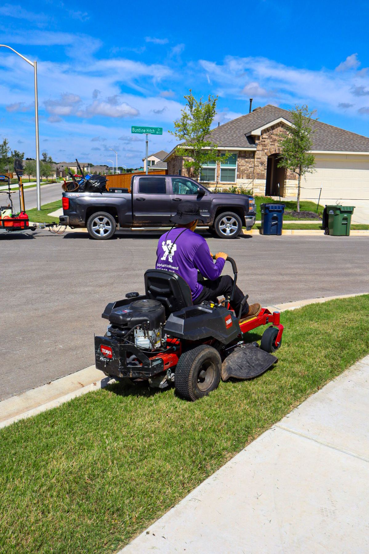 Keep Austin Mowed lawn care work